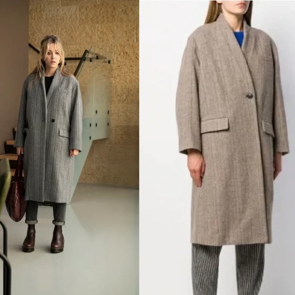 Isabel Marant Jackets & Blazers - Isabel marant etoile henlo taupe coat 34